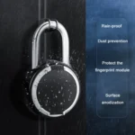 Outdoor Waterproof Electronic Intelligent Fingerprint Padlock - Image 4