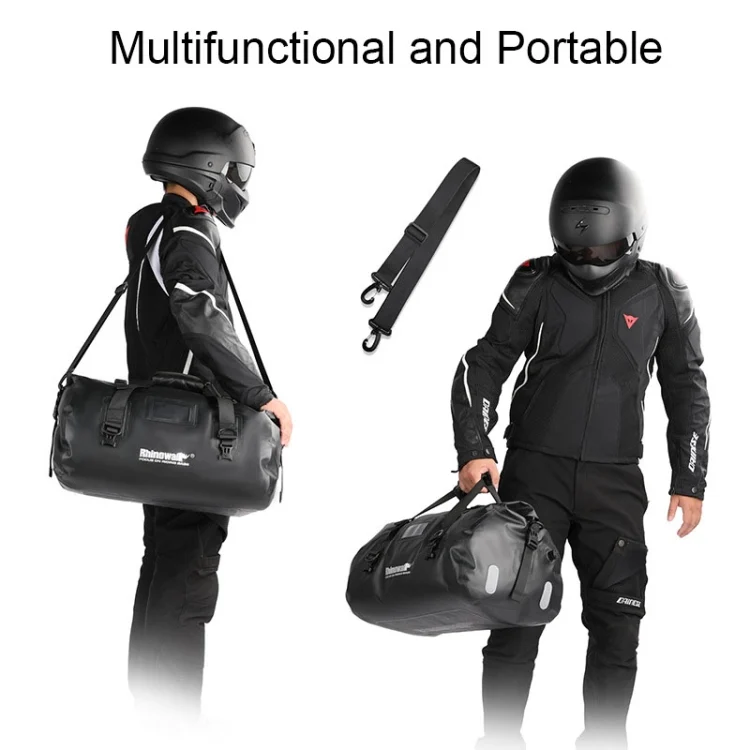 TBD0602924901_B3.webp Rhinowalk MT20450 45L Large Capacity Portable Waterproof Motorcycle Tail Bag - Image 4