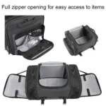 Rhinowalk MT4060 Large-capacity Foldable Expandable Tail Bag for Motorcycle Riding with Rain Cover - Image 4