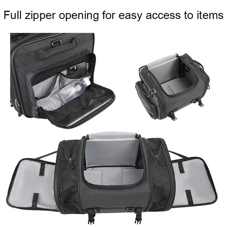TBD0602926301_B3.webp Rhinowalk MT4060 Large-capacity Foldable Expandable Tail Bag for Motorcycle Riding with Rain Cover - Image 4