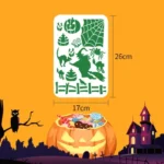 12pcs /Set Halloween Hollow Auxiliary Painting Wall Painting Template For Children - Image 3