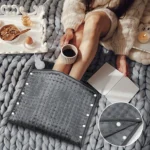 Electric Heating Blanket Heating Physiotherapy Pad Warm Waist Belly Pad with Buckle - Image 5