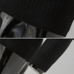 High-Collar Long-Sleeved Men Sweater Casual Thread Knit Clothes - Image 4