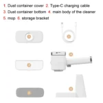 12W Multi-functional Wireless Handheld Cleaner Window Scraping - Image 2