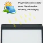 Solar LED Light Control Waterproof Plug Door Light, Style: - Image 3
