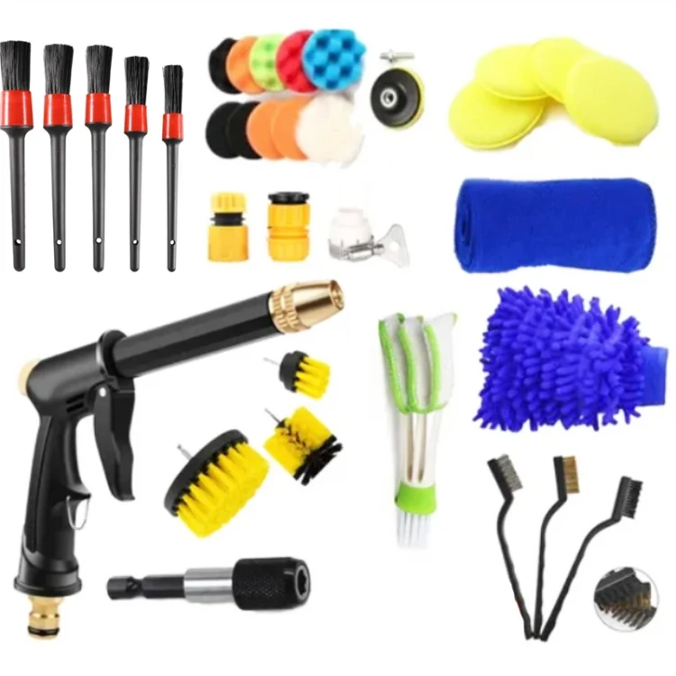 TBD0602943901.webp Car Wash Water Sprayer Tool Details Clean Brush Air Outlet Brush Set - Image 1