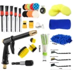 Car Wash Water Sprayer Tool Details Clean Brush Air Outlet Brush Set - Image 2