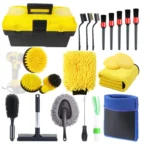 Car Wash Brush Tire Brush Glass Wiper Brush Drill Brush Cleaning Brush Set