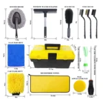 Car Wash Brush Tire Brush Glass Wiper Brush Drill Brush Cleaning Brush Set - Image 2