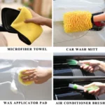 Car Wash Brush Tire Brush Glass Wiper Brush Drill Brush Cleaning Brush Set - Image 5