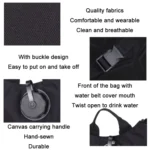 3L Outdoor Cycling Mountaineering Water Bag Duffel Backpack - Image 4