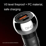 LDNIO C1 36W PD + QC 3.0 Car Fast Charger High Power Intelligent USB Car Charger - Image 2