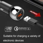 LDNIO C1 36W PD + QC 3.0 Car Fast Charger High Power Intelligent USB Car Charger - Image 5