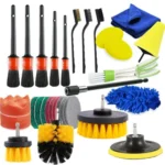 30 PCS / Set Car Beauty Details Brush Drill Brush Car Wash Glove Set