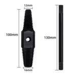 4 / 6 Points Faucet Break Screw Remover Smooth Silky Tooth Double-headed Screw Tool - Image 2