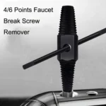 4 / 6 Points Faucet Break Screw Remover Smooth Silky Tooth Double-headed Screw Tool - Image 4