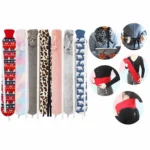 2L Long-strip Multifunctional Water-filled Rubber Hot Water Bags, Spec: Red Deer - Image 2