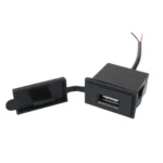 2PCS 2.4 A Motor Boat Trailer Car Modified Square Single USB Car Charger - Image 2