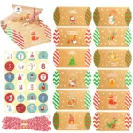 1set 24 PCS/Set Christmas Candy Wrapping Box Cartons