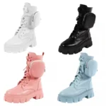 Autumn and Winter Retro Thick-soled Muffin Heel Martin Boots - Image 2