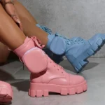 Autumn and Winter Retro Thick-soled Muffin Heel Martin Boots - Image 6