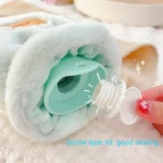 Plush Embroidery Washable Can Be Crossbody Water-Filled Warm Water Bag - Image 3
