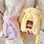 Plush Embroidery Washable Can Be Crossbody Water-Filled Warm Water Bag - Image 7