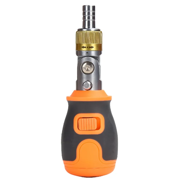 2050E 8 in 1 Portable Multifunctional S2 Batch Head Two-way Ratchet Screwdriver Set
