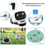 KD-661 500m Wireless Electric Dog Pet Fence Shock Collar,Spec: - Image 6