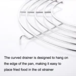 304 Stainless Steel Semicircular Drain Rack , Size: 20cm - Image 2
