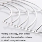 304 Stainless Steel Semicircular Drain Rack , Size: 20cm - Image 3