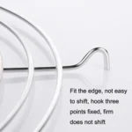 304 Stainless Steel Semicircular Drain Rack , Size: 20cm - Image 4