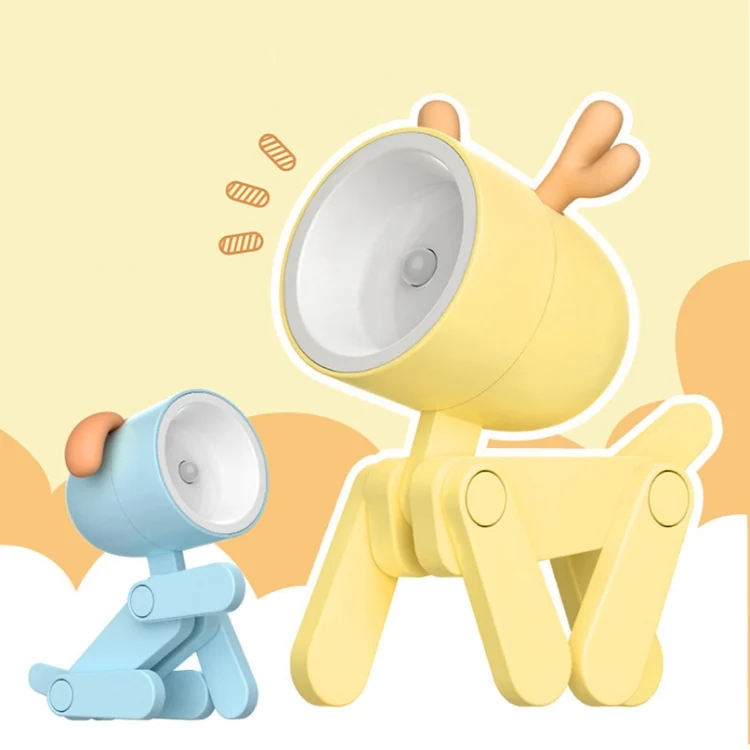 TBD0602965001_B1.webp TL-23 LED Mini Foldable Cartoon Desk Lamp Home Pet Shape Decoration Table Lamp, Spec: - Image 2