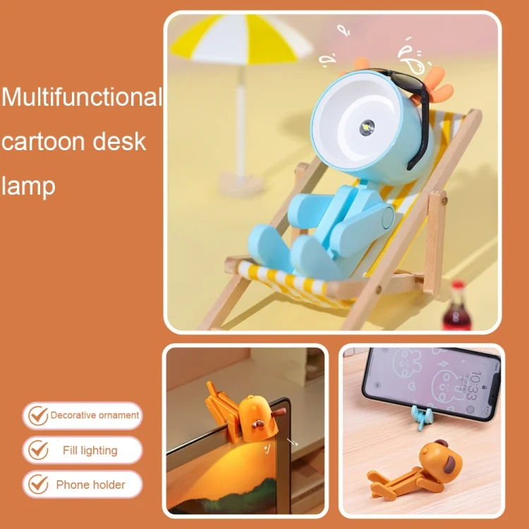 TBD0602965001_B3.webp TL-23 LED Mini Foldable Cartoon Desk Lamp Home Pet Shape Decoration Table Lamp, Spec: - Image 4