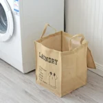 Jute Storage Box Fabric Dirty Clothes Basket Miscellaneous Sorting Storage Bag - Image 5