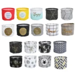 Fabric Storage Basket Desktop Organizer Basket, Style: - Image 2