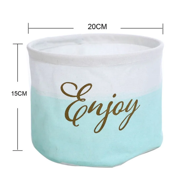 TBD0602966605_B2.webp Fabric Storage Basket Desktop Organizer Basket, Style: - Image 3