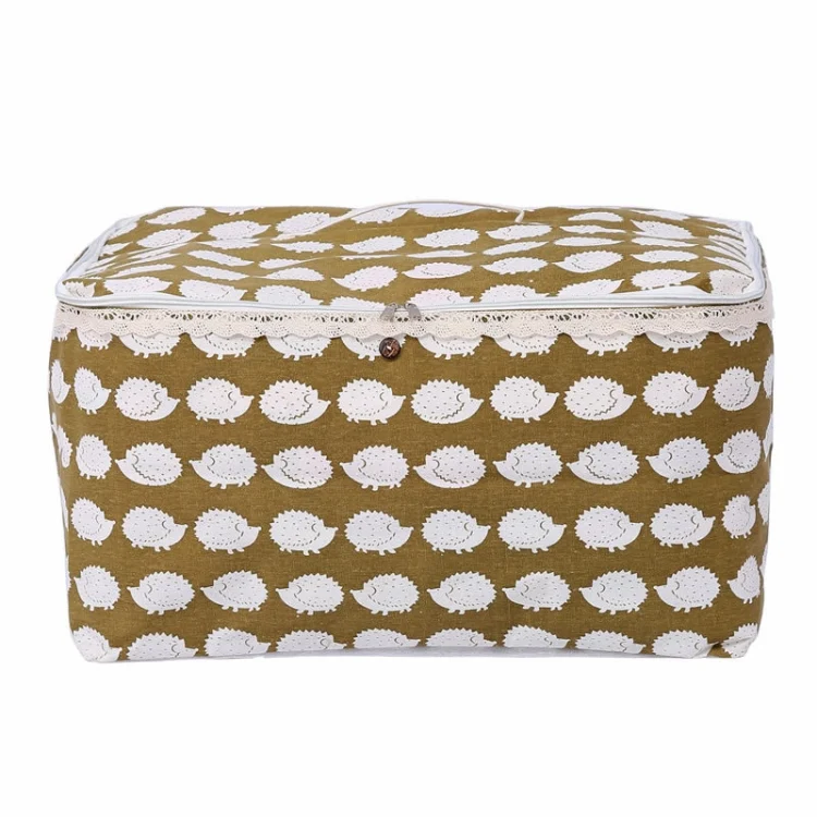 TBD0602967801C.webp Clothes Organizer Moving Bag Canvas Zipper Quilt Storage Bag - Image 1