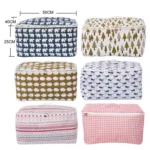 Clothes Organizer Moving Bag Canvas Zipper Quilt Storage Bag - Image 2