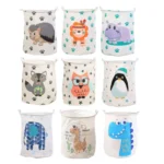 Cartoon Dirty Laundry Basket Waterproof Fabric Storage Bag - Image 2