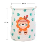 Cartoon Dirty Laundry Basket Waterproof Fabric Storage Bag - Image 3