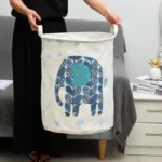 Cartoon Dirty Laundry Basket Waterproof Fabric Storage Bag - Image 4