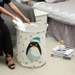 Cartoon Dirty Laundry Basket Waterproof Fabric Storage Bag - Image 6