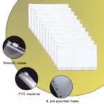 A6 Dazzling Color Loose-leaf Handbook Laser Macaroon PU Cash Budget Book - Image 3