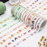 42001 Cartoon Pattern Hand Account Tape Set Diary Handbook DIY Washi Material - Image 2