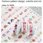 42001 Cartoon Pattern Hand Account Tape Set Diary Handbook DIY Washi Material - Image 3