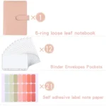 A5 Macaron Notebook PU Loose-leaf Cash Budget Handbook - Image 2