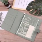 A5 Macaron Notebook PU Loose-leaf Cash Budget Handbook - Image 5