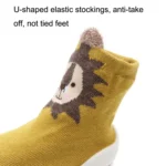 D2201 Children Cartoon Tube Floor Socks Knitted Soft Bottom Baby Shoes Socks - Image 3