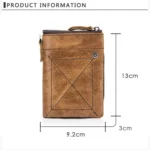 BUFF CAPTAIN 013 RFID Anti-theft Detachable Retro Leather Wallet with Multiple Dard Dlots - Image 3